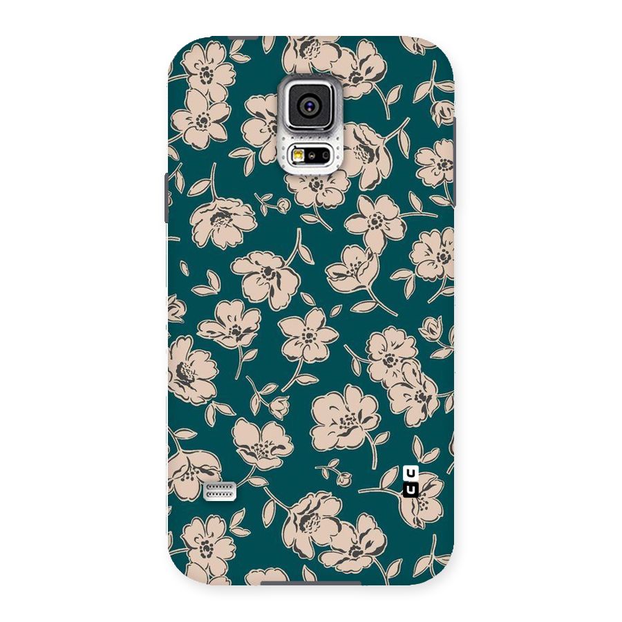 Beauty Green Bloom Back Case for Samsung Galaxy S5