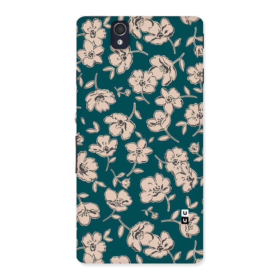 Beauty Green Bloom Back Case for Sony Xperia Z