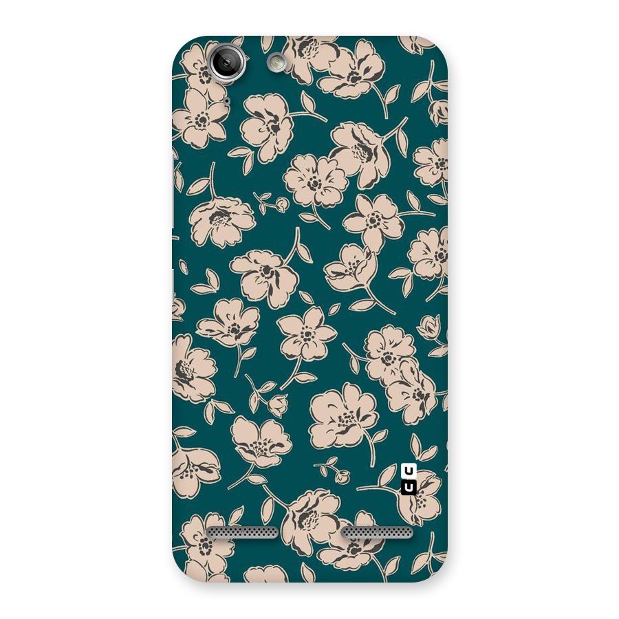 Beauty Green Bloom Back Case for Vibe K5