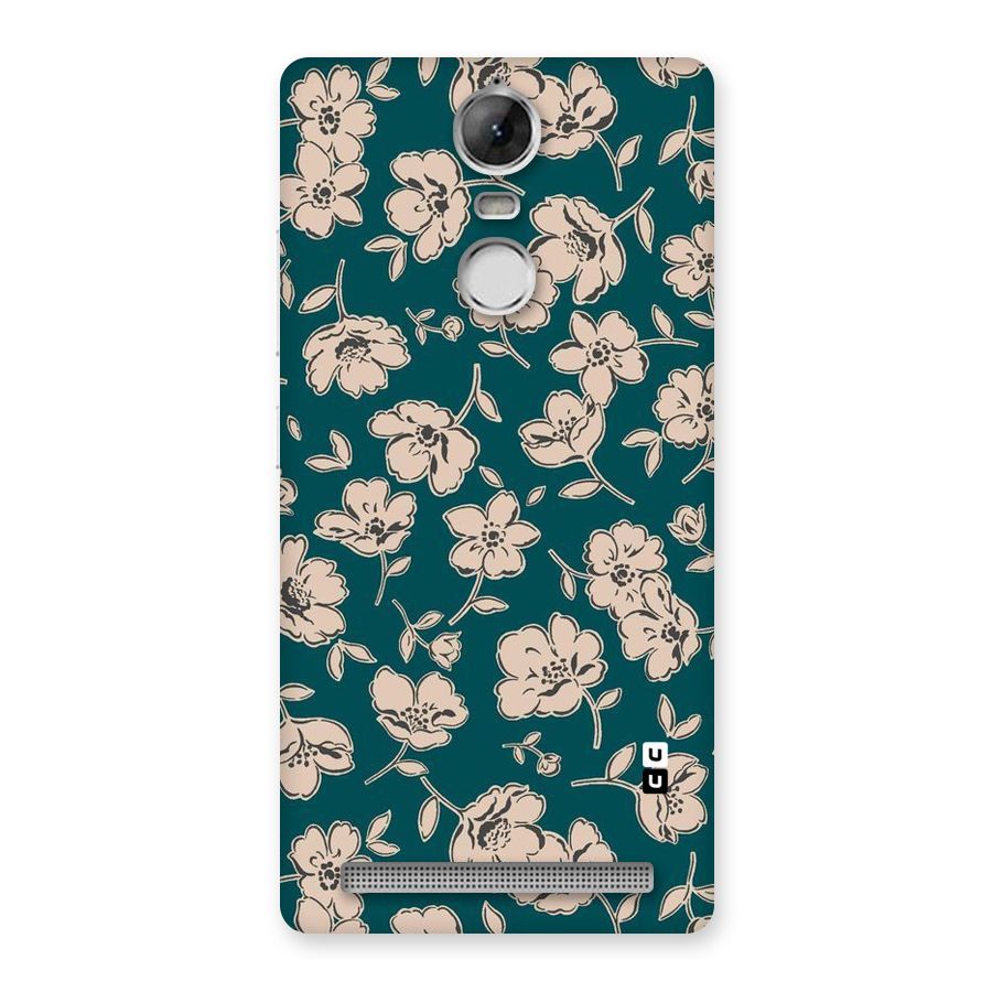 Beauty Green Bloom Back Case for Vibe K5 Note