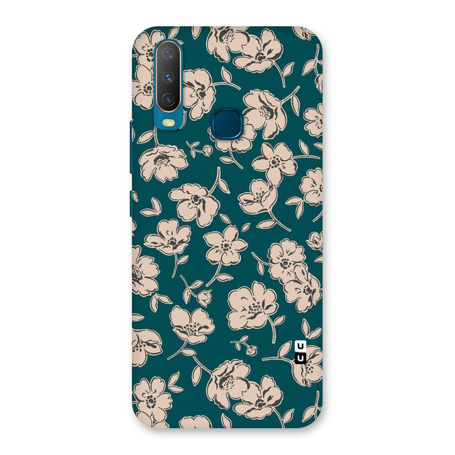 Beauty Green Bloom Back Case for Vivo U10