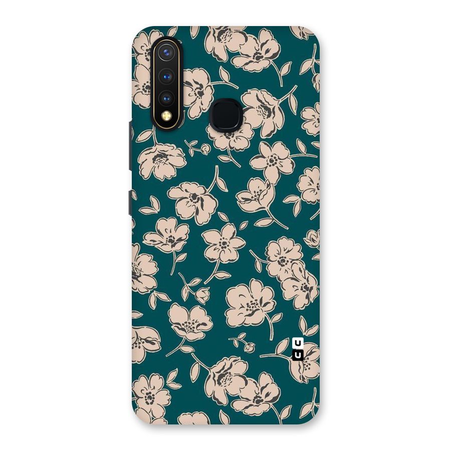 Beauty Green Bloom Back Case for Vivo U20