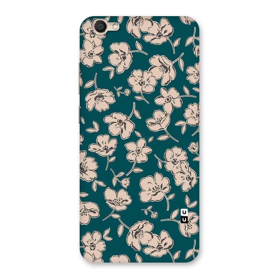 Beauty Green Bloom Back Case for Vivo V5