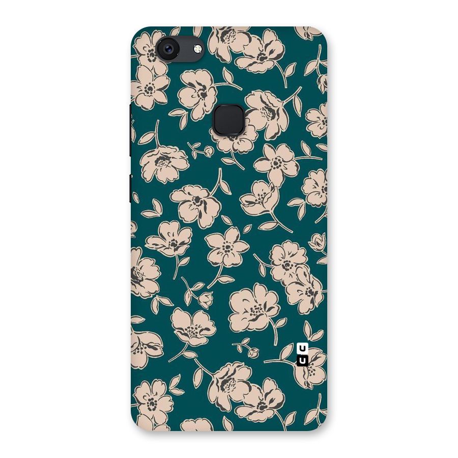 Beauty Green Bloom Back Case for Vivo V7 Plus