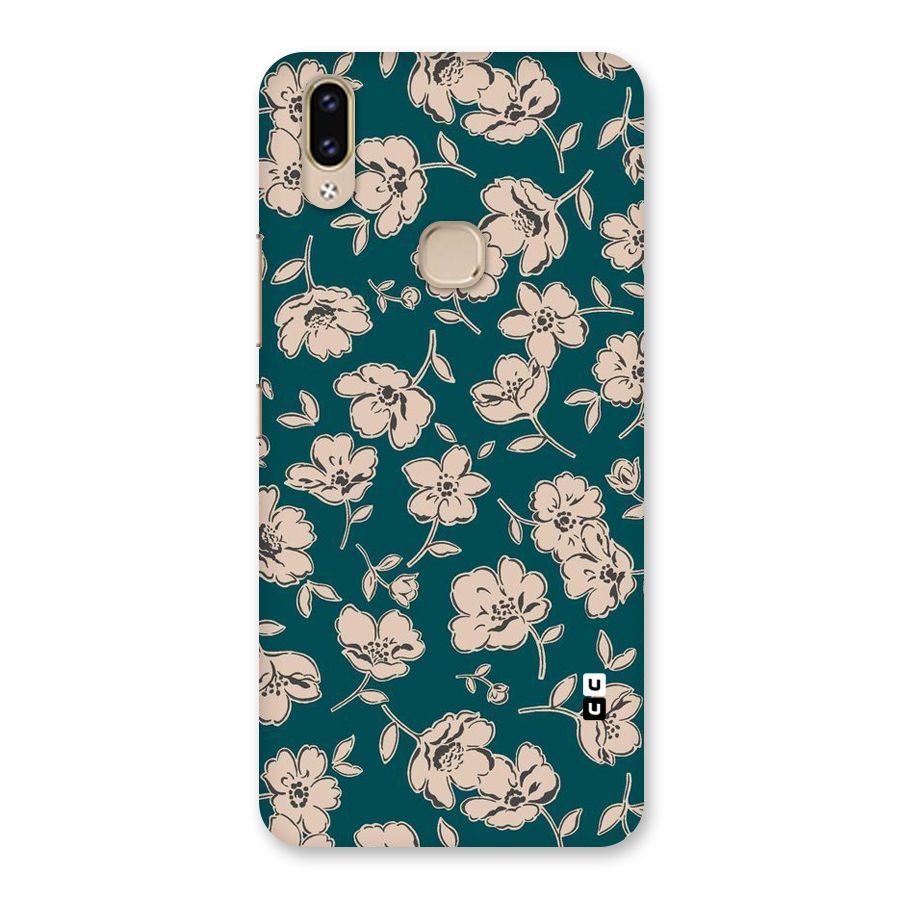 Beauty Green Bloom Back Case for Vivo V9 Youth