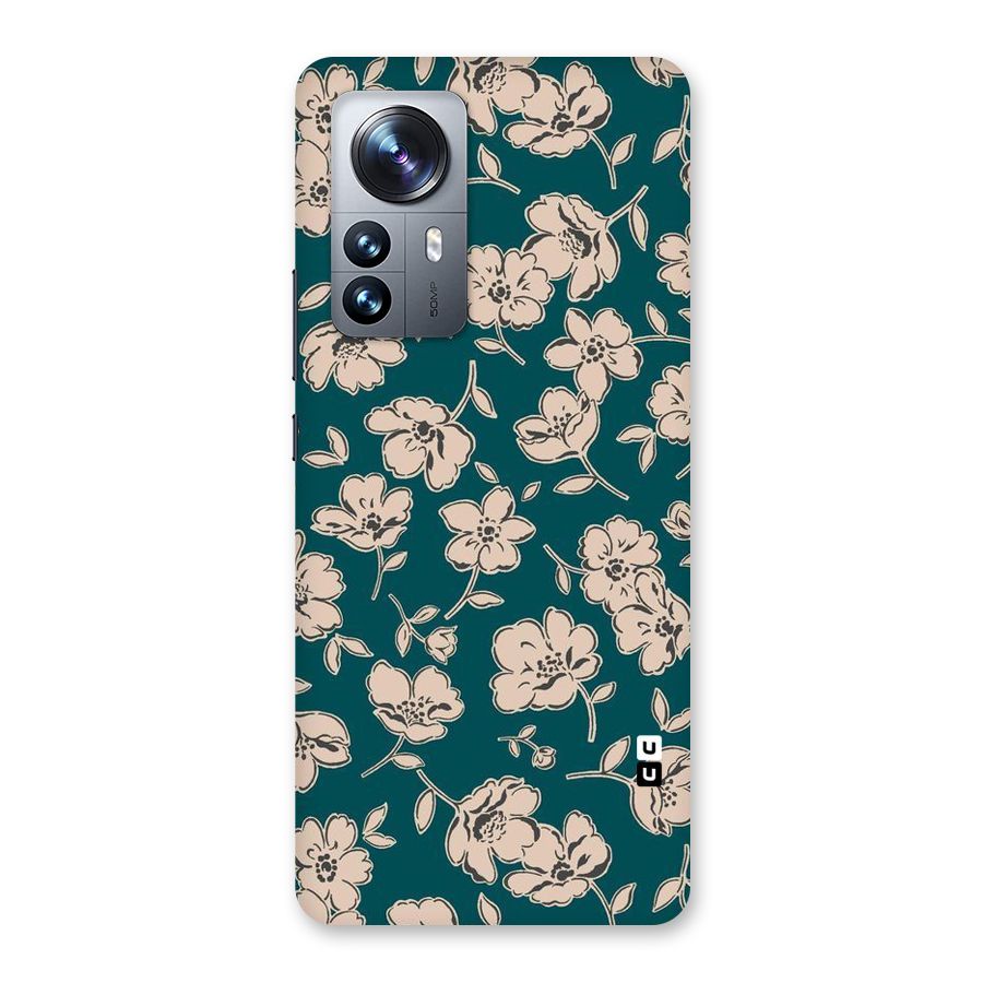 Beauty Green Bloom Back Case for Xiaomi 12 Pro