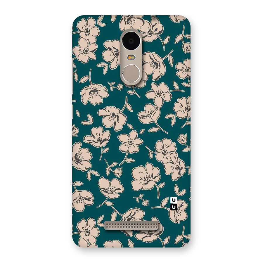 Beauty Green Bloom Back Case for Xiaomi Redmi Note 3