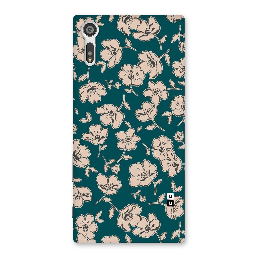 Beauty Green Bloom Back Case for Xperia XZ