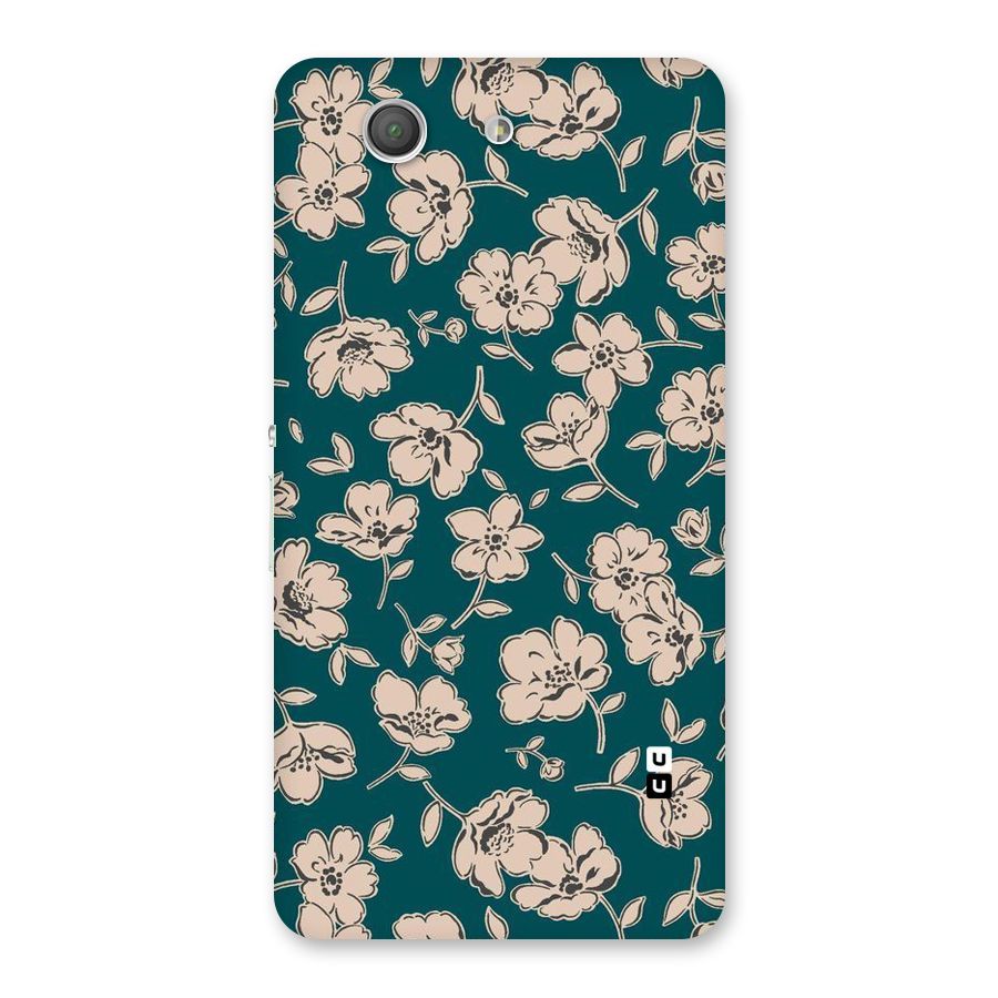 Beauty Green Bloom Back Case for Xperia Z3 Compact