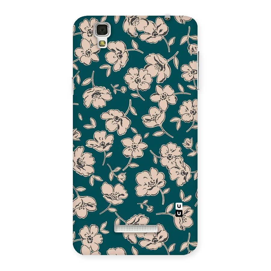 Beauty Green Bloom Back Case for Yu Yureka