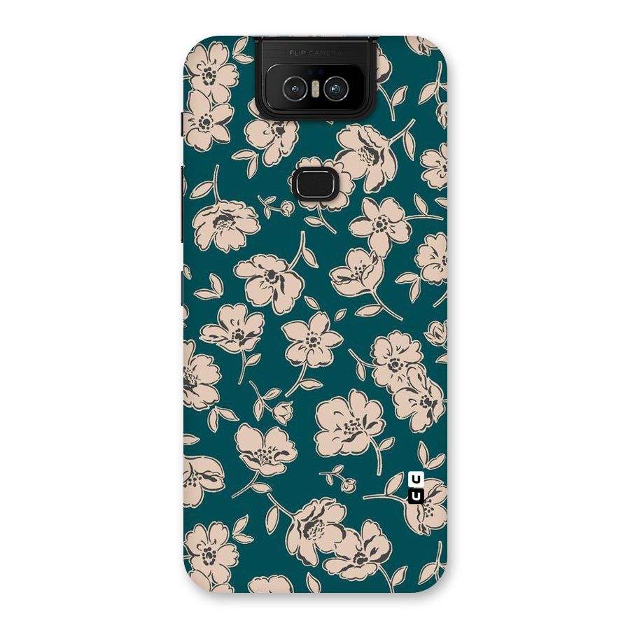 Beauty Green Bloom Back Case for Zenfone 6z