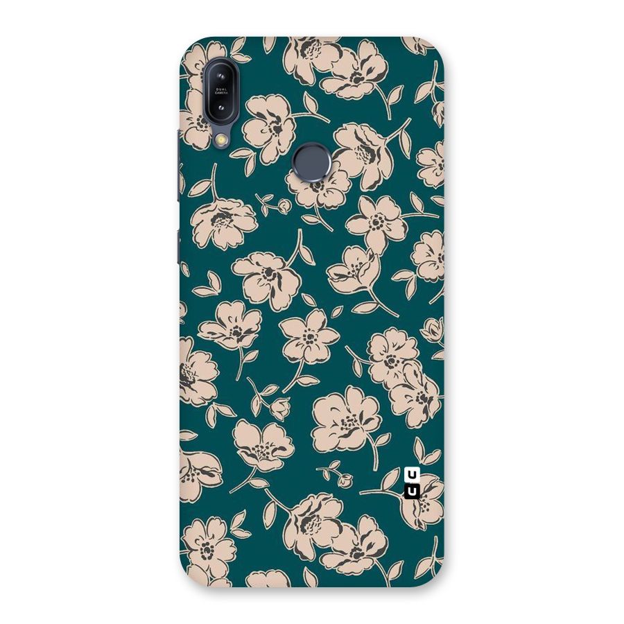 Beauty Green Bloom Back Case for Zenfone Max M2