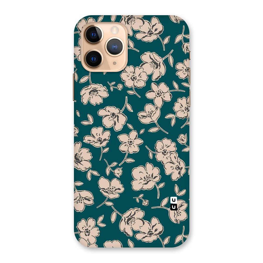 Beauty Green Bloom Back Case for iPhone 11 Pro