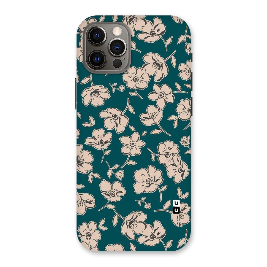 Beauty Green Bloom Back Case for iPhone 12 Pro
