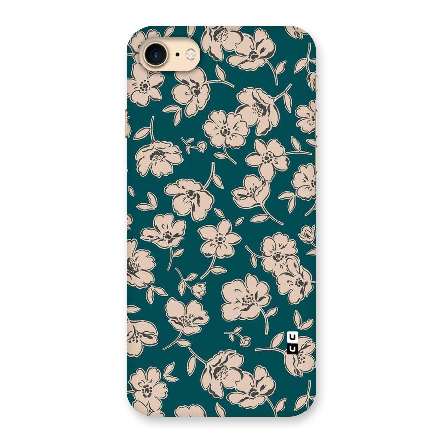 Beauty Green Bloom Back Case for iPhone 7