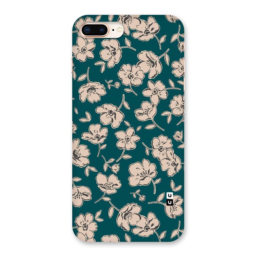 Beauty Green Bloom Back Case for iPhone 8 Plus