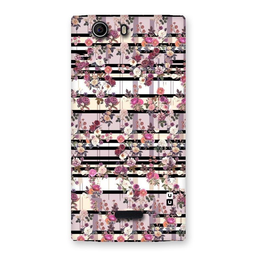 Beauty In Floral Back Case for Canvas Nitro 2 E311