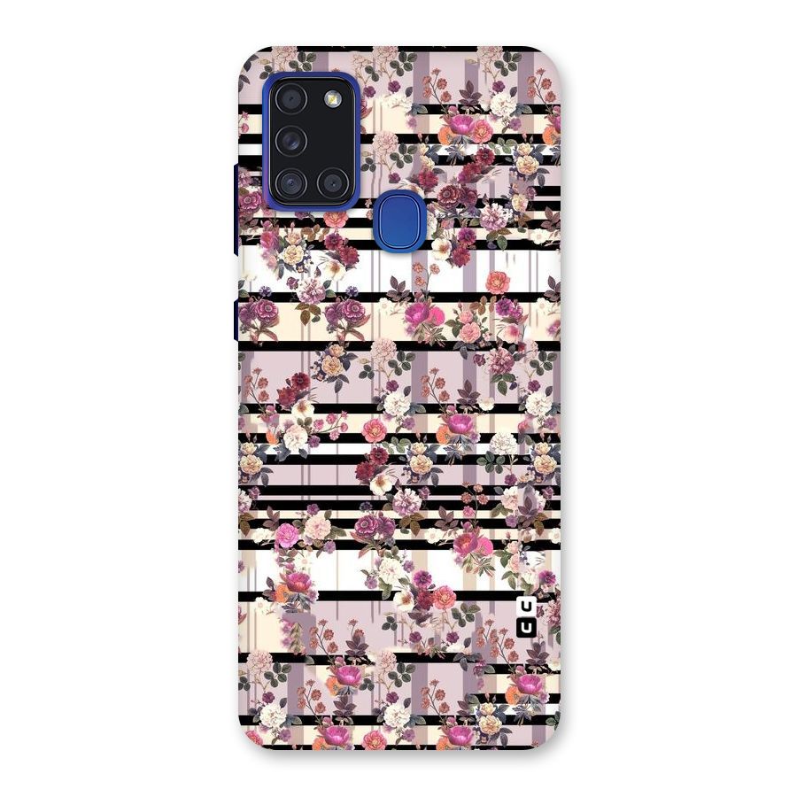 Beauty In Floral Back Case for Galaxy A21s