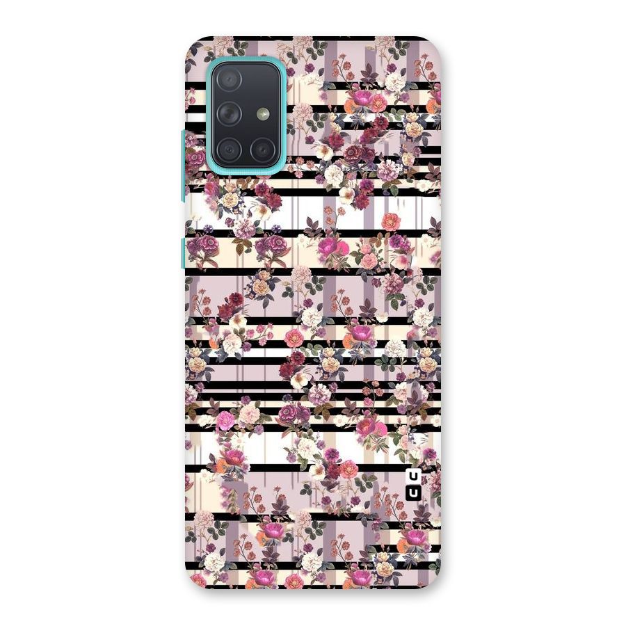 Beauty In Floral Back Case for Galaxy A71