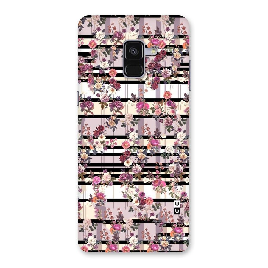 Beauty In Floral Back Case for Galaxy A8 Plus