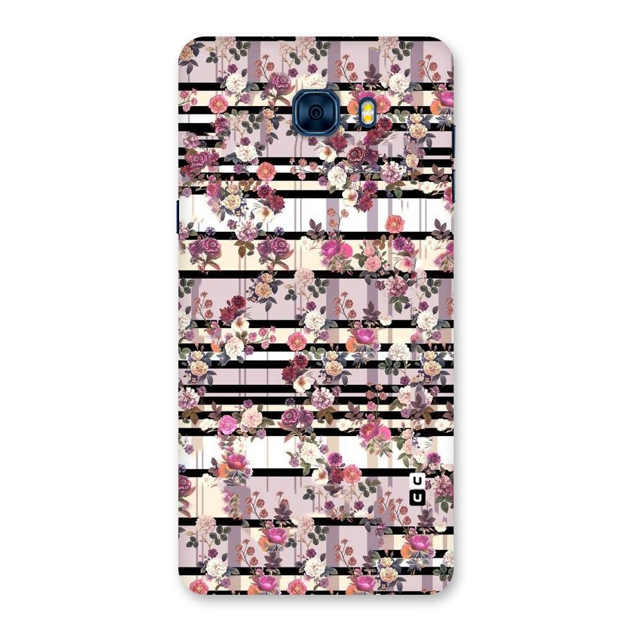 Beauty In Floral Back Case for Galaxy C7 Pro