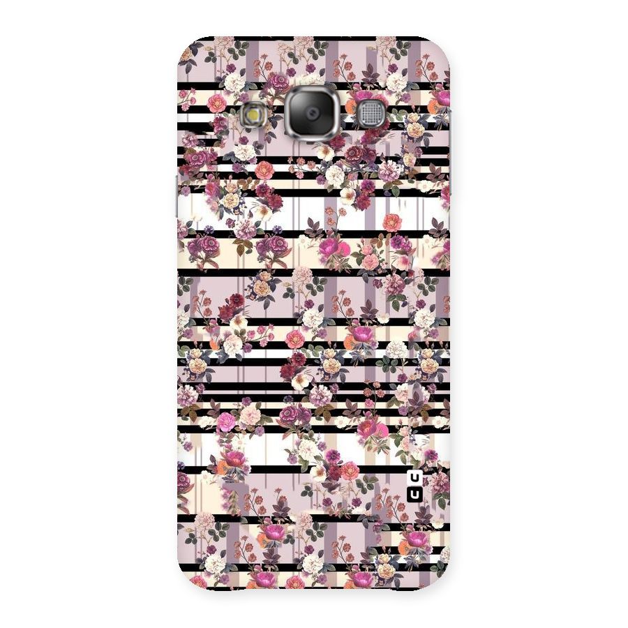 Beauty In Floral Back Case for Galaxy E7