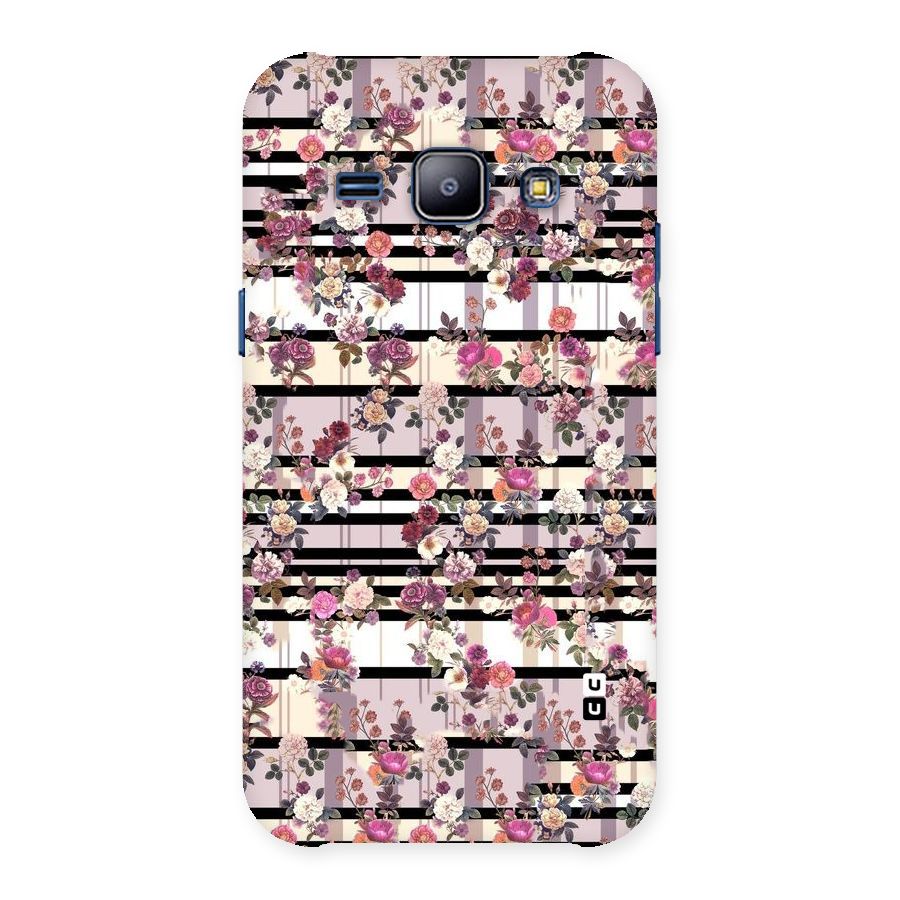 Beauty In Floral Back Case for Galaxy J1