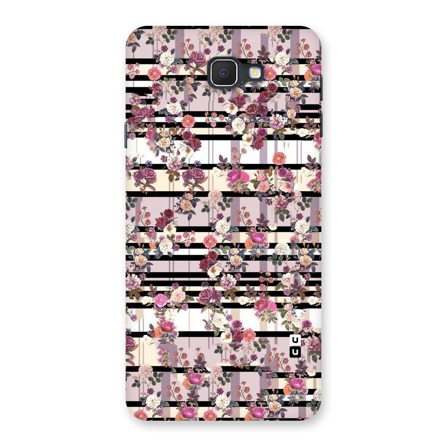 Beauty In Floral Back Case for Galaxy On7 2016