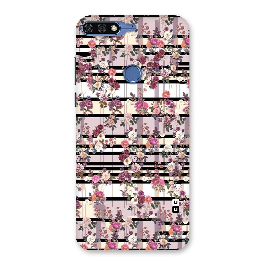 Beauty In Floral Back Case for Honor 7C