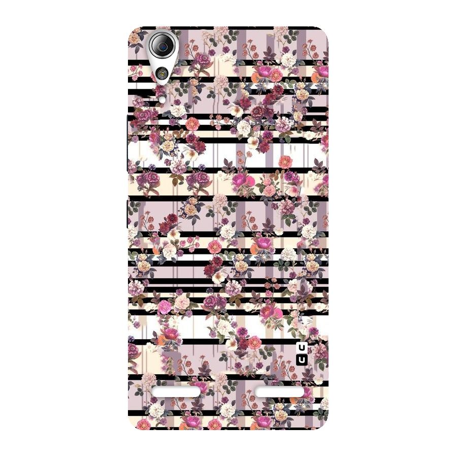 Beauty In Floral Back Case for Lenovo A6000