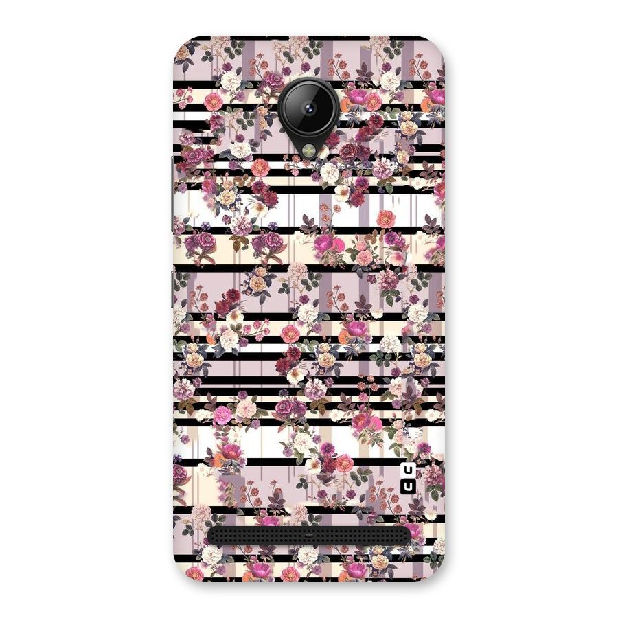 Beauty In Floral Back Case for Lenovo C2