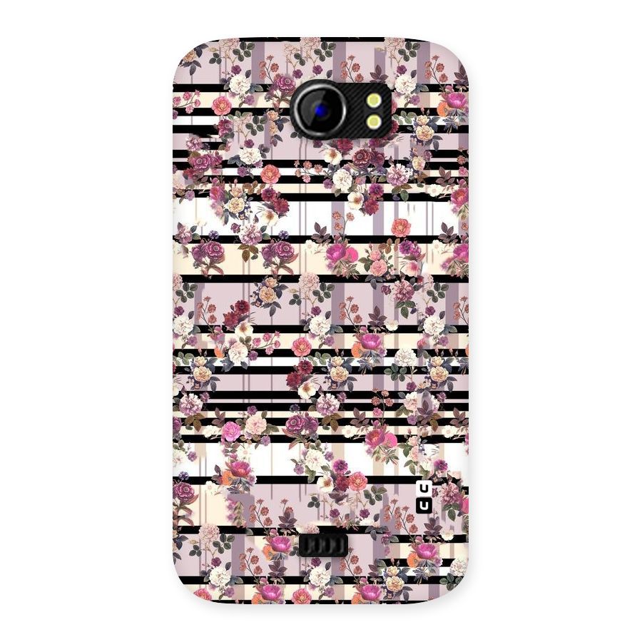 Beauty In Floral Back Case for Micromax Canvas 2 A110