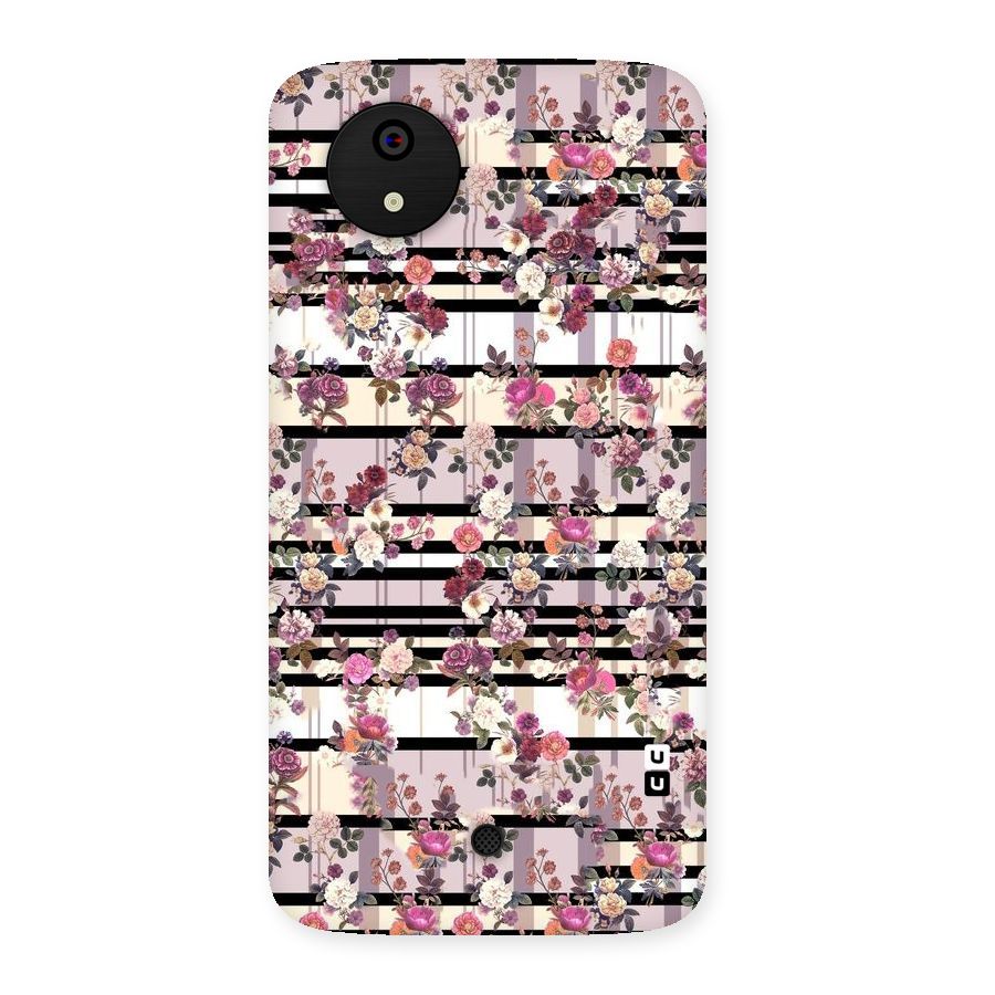 Beauty In Floral Back Case for Micromax Canvas A1