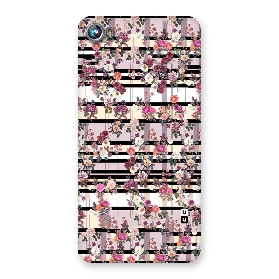 Beauty In Floral Back Case for Micromax Canvas Fire 4 A107