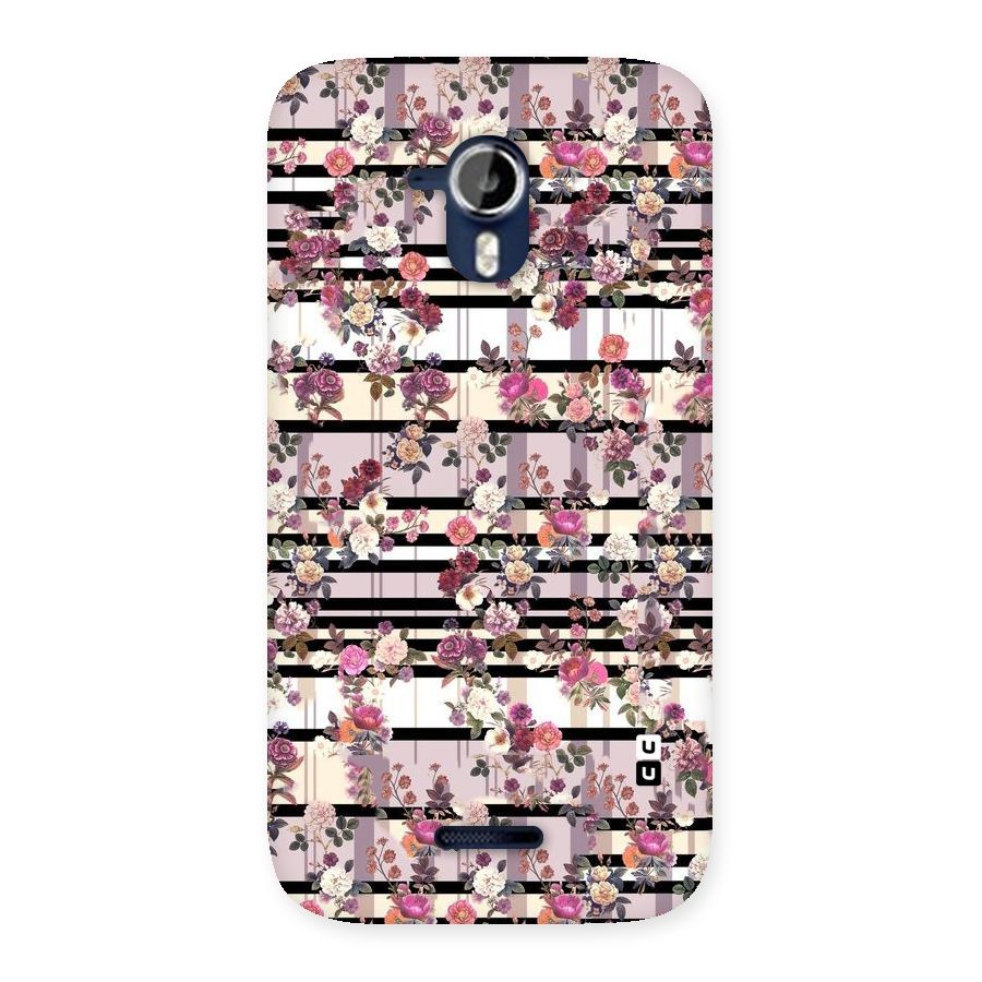 Beauty In Floral Back Case for Micromax Canvas Magnus A117