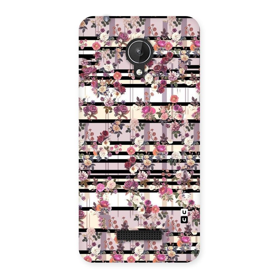 Beauty In Floral Back Case for Micromax Canvas Spark Q380
