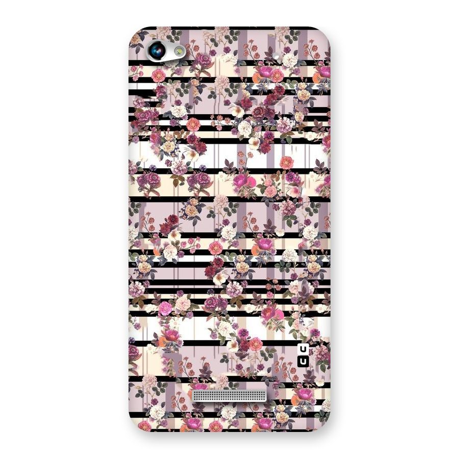 Beauty In Floral Back Case for Micromax Hue 2