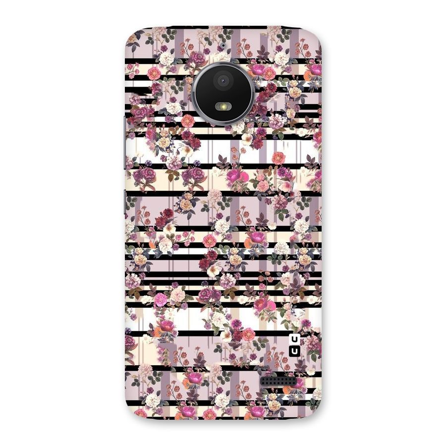 Beauty In Floral Back Case for Moto E4