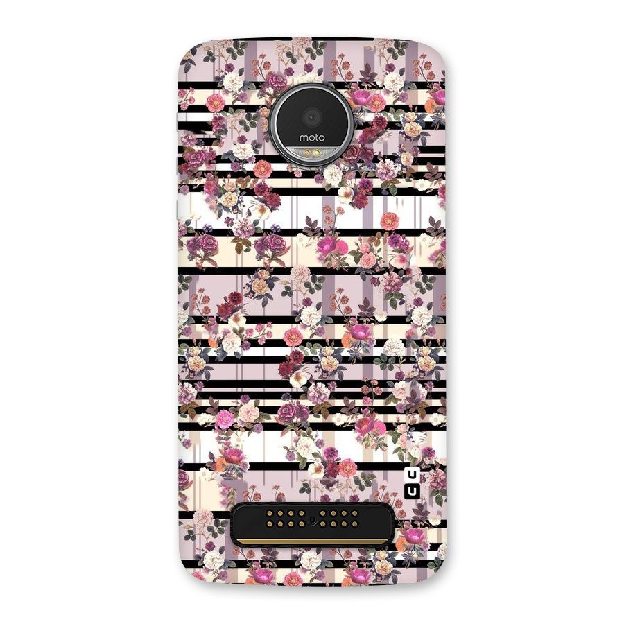 Beauty In Floral Back Case for Moto Z Play