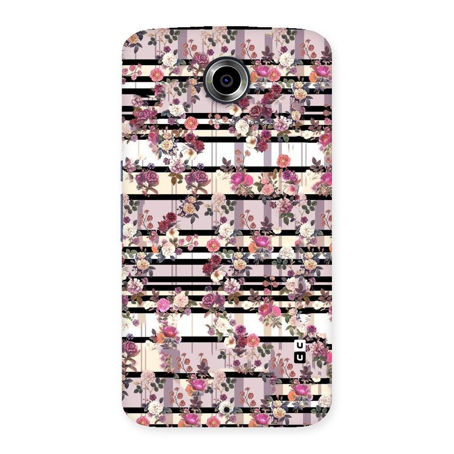 Beauty In Floral Back Case for Nexsus 6