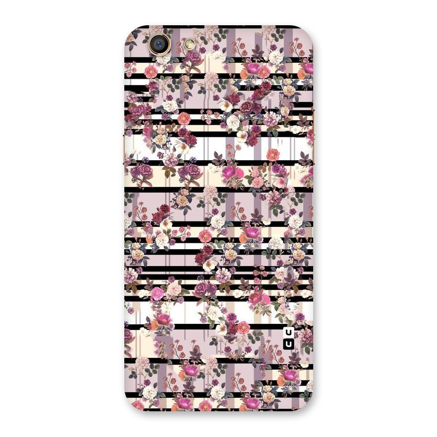 Beauty In Floral Back Case for Oppo F3