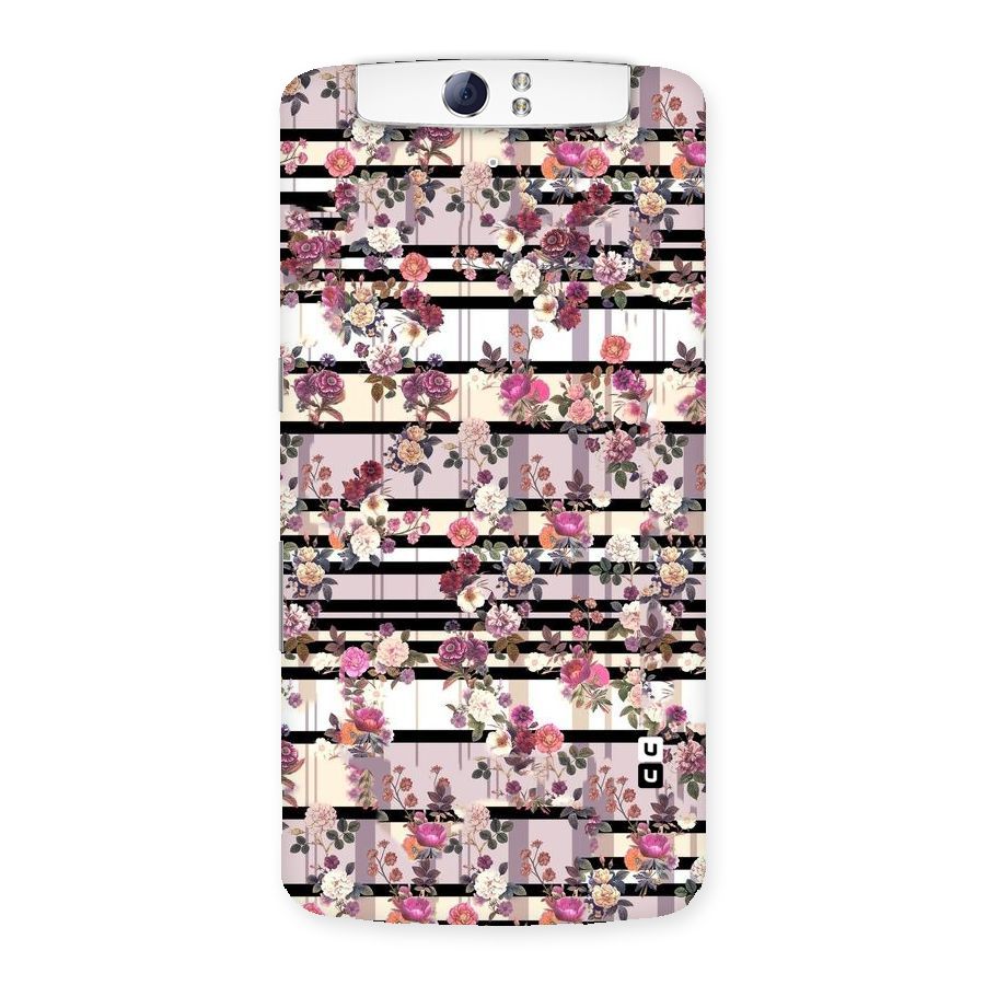 Beauty In Floral Back Case for Oppo N1