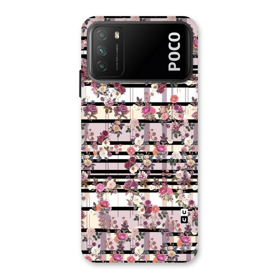 Beauty In Floral Back Case for Poco M3