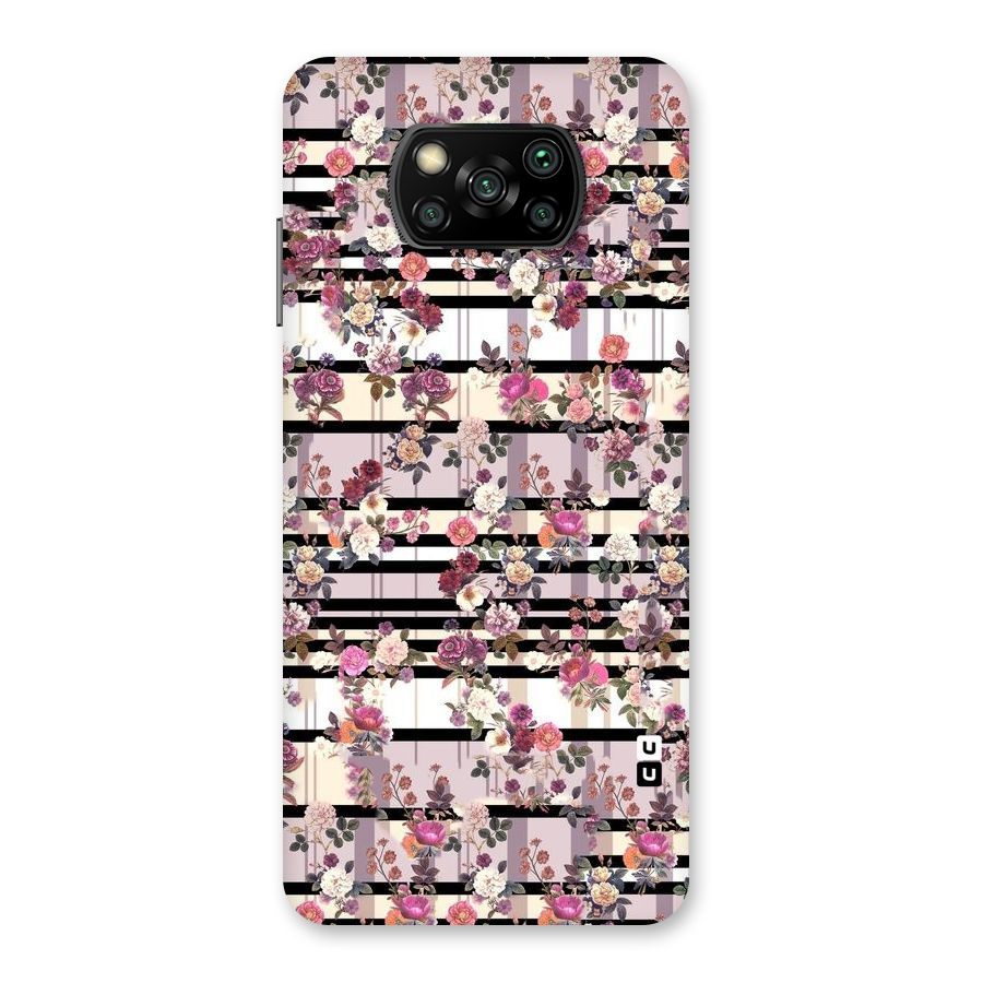 Beauty In Floral Back Case for Poco X3
