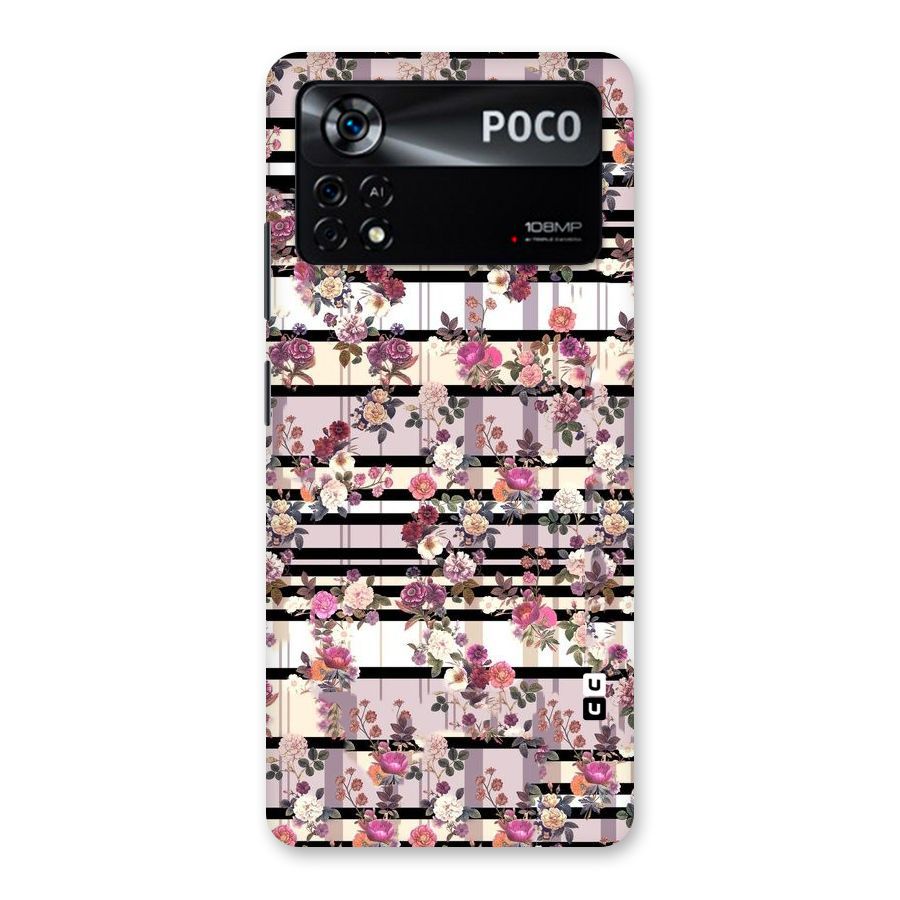 Beauty In Floral Back Case for Poco X4 Pro 5G