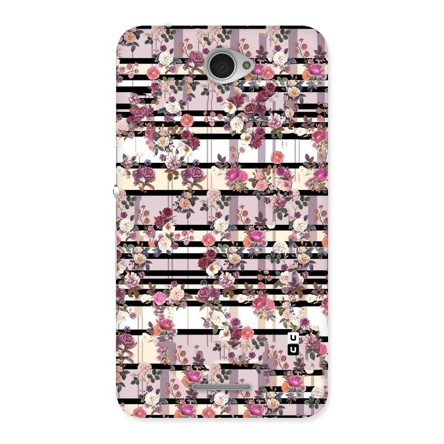Beauty In Floral Back Case for Sony Xperia E4