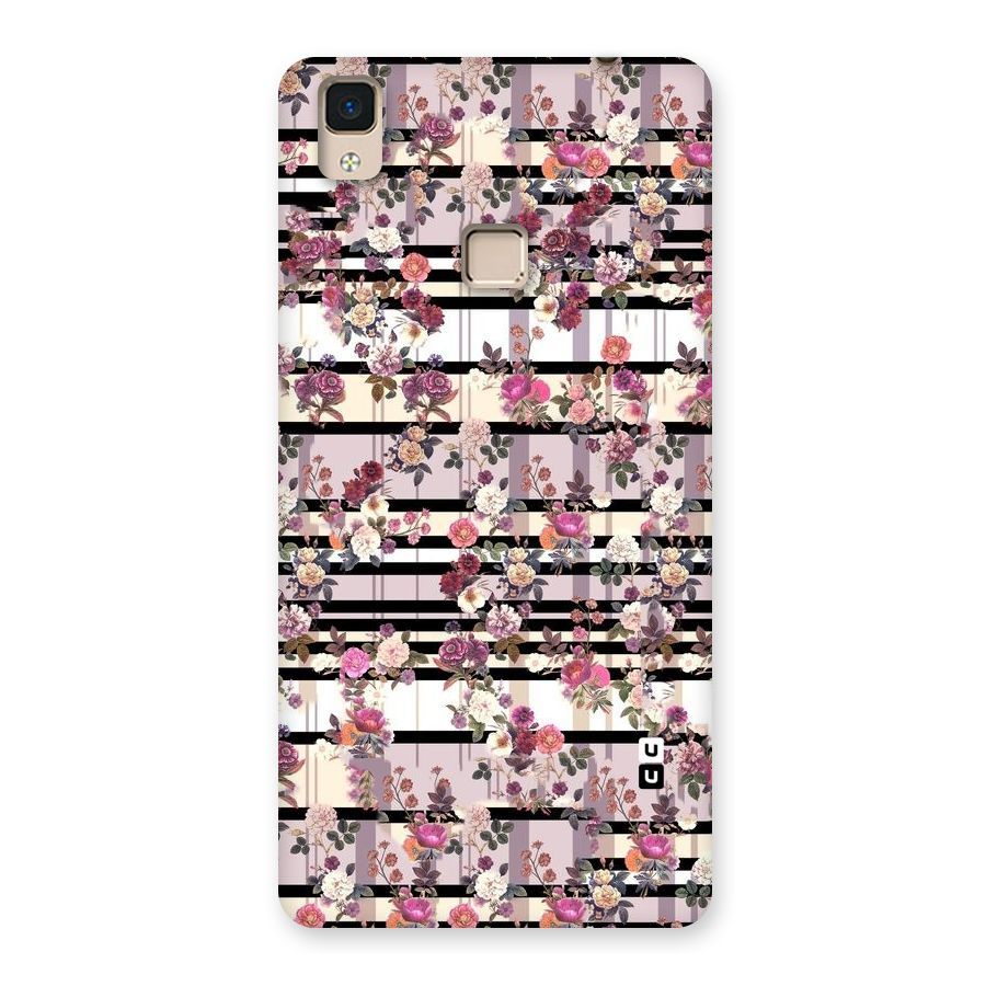 Beauty In Floral Back Case for V3 Max