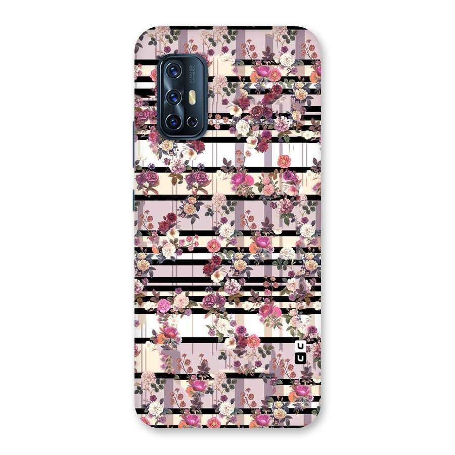 Beauty In Floral Back Case for Vivo V17