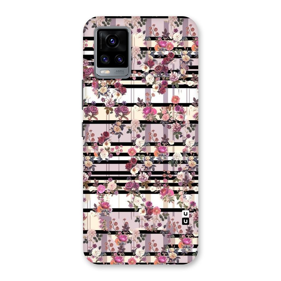 Beauty In Floral Back Case for Vivo V20
