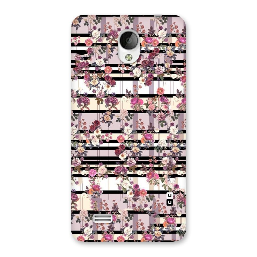 Beauty In Floral Back Case for Vivo Y21